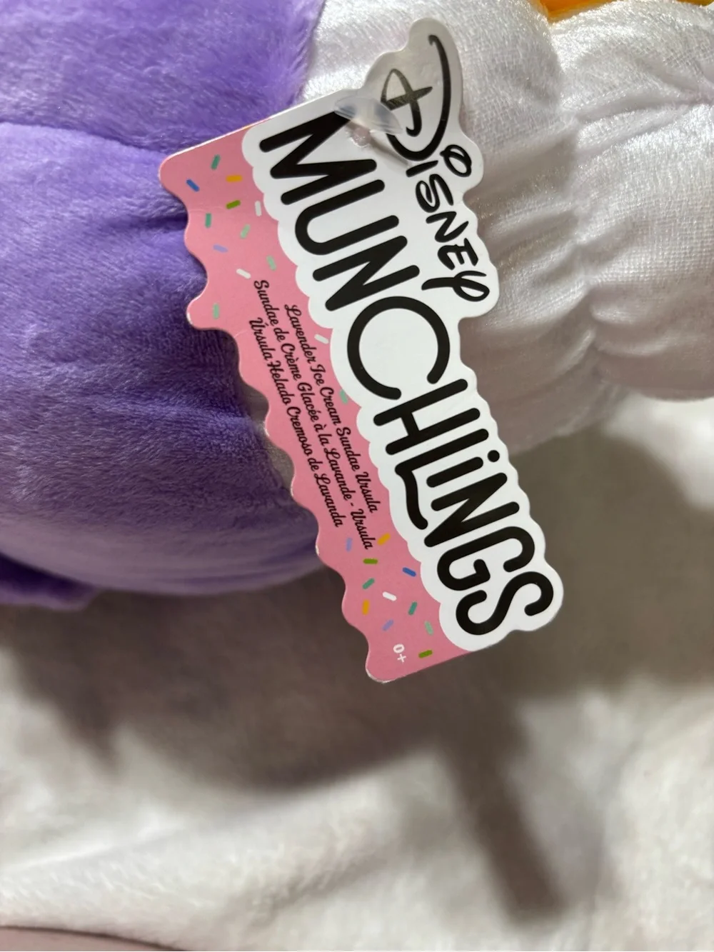 Disney Munchlings Villains Purple Cupcake Plush Character Toys